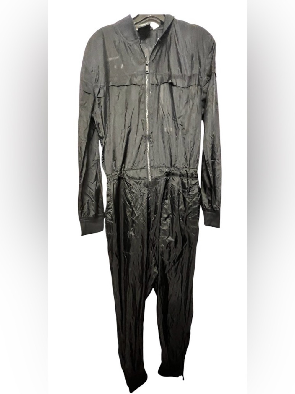 NIKE AIR Futura Women’s Black Flight Suit Lightweight Jumpsuit Size:Medium - Picture 4 of 15